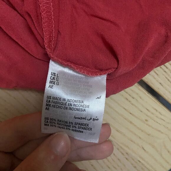 JM Collection Pink Tank Size L - Picture 4 of 4